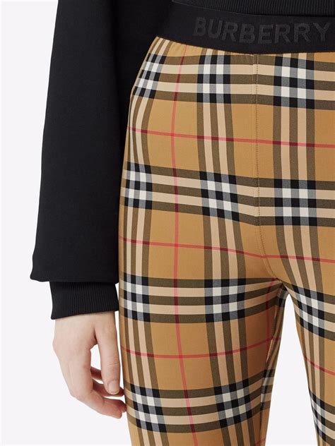 burberry leggings girls|burberry vintage check leggings.